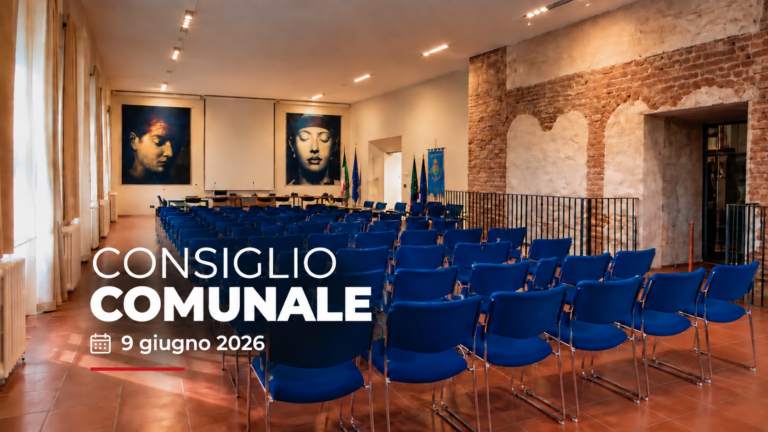 Sala del Consiglio Comunale di Montecchio Emilia - 9 giugno 2026